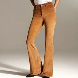 G-STAR Raw Denim 27 corduroy flare wide jeans pants 27 x 32" inseam